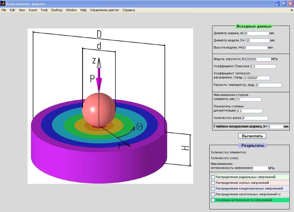 Исходные данные