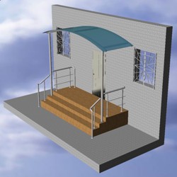 Данная ссылка открывает страницу просмотра вариантов козырьков и навесов